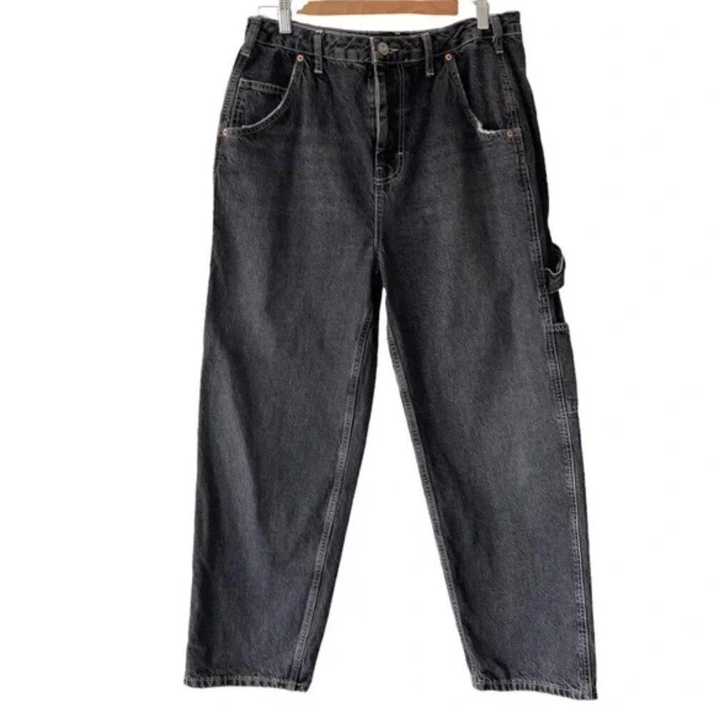 BDG UO Albie women's carpenter jeans High Waist black / grey size 32